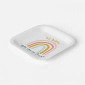 Oh Baby, du bist so geliebt Pappteller (Gewinkelt)