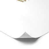 Oh Baby Dusche Begrüßungszeichen Plakat (Ecke)