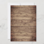 Oh Baby Dusche Rustikale Blütenblumen Schmetterlin Einladung (Rückseite)