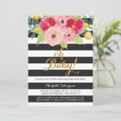 Oh Baby! Einladung (Stehend Vorderseite)