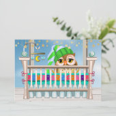 Oh Baby Einladung (Stehend Vorderseite)