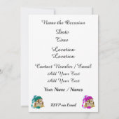 Oh Baby Einladung (Rückseite)