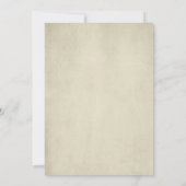 Oh Baby Elegant Swan Crown Blume Babydusche Einladung (Rückseite)