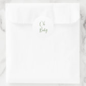 Oh Baby Envelope Runder Aufkleber (Tasche)