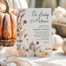 Oh Baby, es ist Herbst' Herbst-Kürbis-Baby-Party