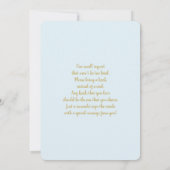 Oh Baby, es ist kalt draußen im Winter Baby Einladung (Rückseite)