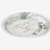 Oh Baby Eucalyptus Baby Duschpapier Teller (Schrägansicht)