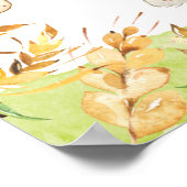 Oh Baby Farm Animes Baby Shower Poster (Ecke)