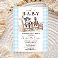 Oh Baby Farm Country Babydusche Einladung