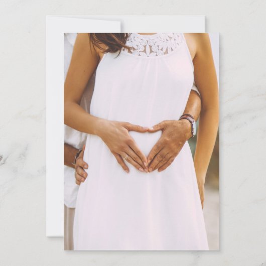 Oh Baby Foto Yellow Feet Baby Dusche Einladung (Rückseite)