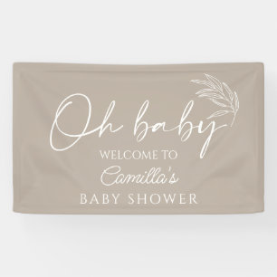 Oh Baby Gender Neutral Baby Dusche Willkommen Banner