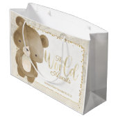 Oh Baby Geschenktasche Große Geschenktüte (Rückseite Schrägansicht)