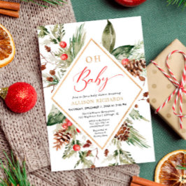 Oh Baby geschlechtsneutrale Winterdusche Einladung