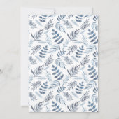 Oh Baby Giraffe A Wild One Safari Animal Floral Einladung (Rückseite)