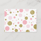 Oh Baby Girl, bringen Sie eine Buchkarte, Imitate Begleitkarte (Rückseite)