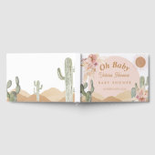 Oh Baby Girl Desert Baby Dusche Southwestern Boho Gästebuch (Voll)