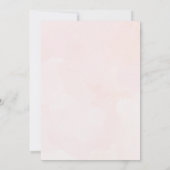 Oh Baby Girl Pink Babydusche Einladung (Rückseite)