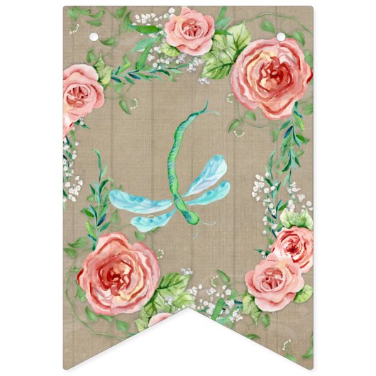Oh Baby Girl Shower BOHO Kinderzimmer Room Pennant Wimpelkette (Erste Fahne)