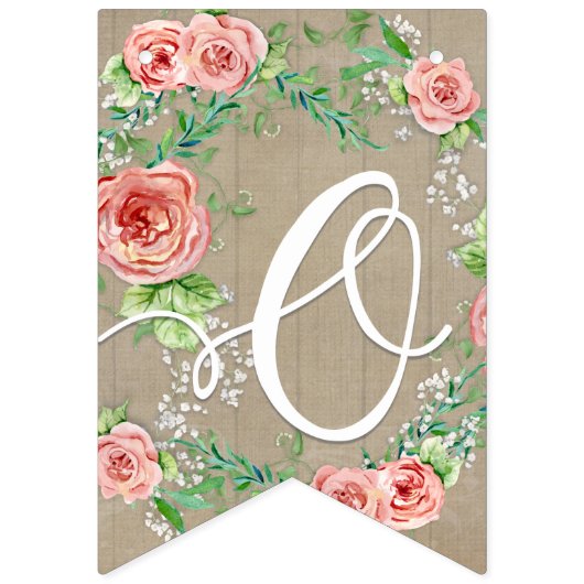 Oh Baby Girl Shower BOHO Kinderzimmer Room Pennant Wimpelkette (Dritte Fahne)