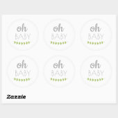 Oh Baby Greenery Stickers (Blatt)