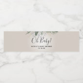 Oh Baby Greeney Individuelle Name Baby Dusche Gefa Wasserflaschenetikett (Einzelnes Label)