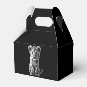 Oh Baby Großkatze Jungtier Grau Geschenkschachtel