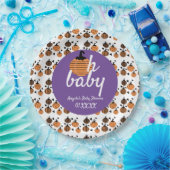 Oh Baby Halloween Confetti Pumpkins Baby Dusche Pappteller (Party)