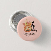 Oh, Baby! Halloween Fall Pumpkin Verlasse Kinderdu Button (Vorne & Hinten)