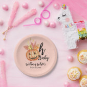 Oh, Baby! Halloween Fall Pumpkin Verlasse Kinderdu Pappteller (Party)