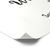 Oh, Baby! Halloween Fall Pumpkin Verlasse Willkomm Poster (Ecke)