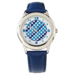 Oh Baby Hearts - blau Armbanduhr