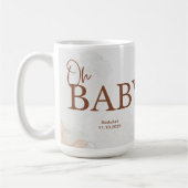 Oh Baby Ihr Foto und Datum Wraparound Kaffeetasse (Links)