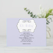 Oh Baby in Blue Baby Ankündigung (Stehend Vorderseite)