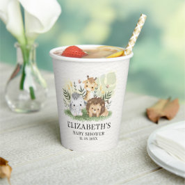Oh Baby Jungle Animals Baby Shower Pappbecher