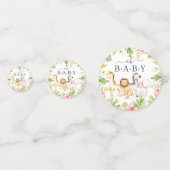Oh Baby Jungle Baby Dusche Konfetti (Vorderseiten)