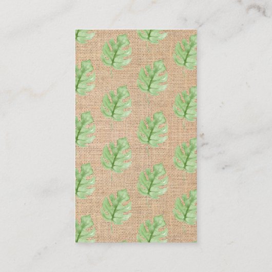 Oh Baby Jungle Baby Dusche Windelwanne Enclosur Begleitkarte (Rückseite)