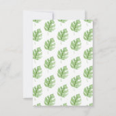 Oh Baby Jungle Baby Dusche Windelwanne Raffle Invi Einladung (Rückseite)