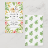 Oh Baby Jungle Baby Duschkabine Windelwanne Begleitkarte (Vorne/Hinten)