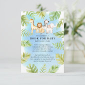 Oh Baby Jungle Baby Showbook Begleitkarte (Stehend Vorderseite)