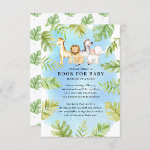 Oh Baby Jungle Baby Showbook Begleitkarte