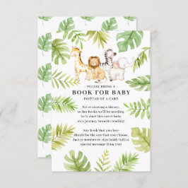 Oh Baby Jungle Baby Showbook für Baby Enclosur Begleitkarte