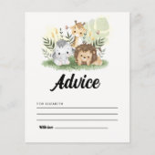 Oh Baby Jungle Baby Shower Boy (Vorderseite)