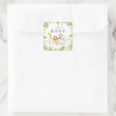 Oh Baby Jungle Baby ShowSquare Sticker (Tasche)