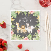 Oh Baby Jungle Babydusche Papier Napkins Serviette (Beispiel)