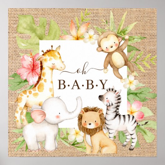 Oh Baby Jungle Poster (Vorne)