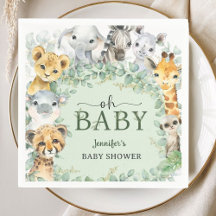 Oh Baby Jungle Safari Animals Baby Shower