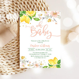 Oh Baby Lemon Squeez Baby Shower Einladung