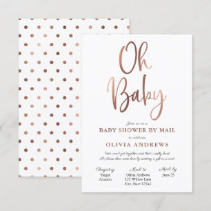Oh Baby Long Distance Baby Dusche Einladung