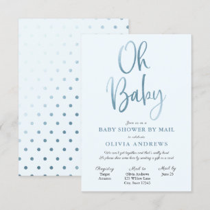 Oh Baby Long Distance Baby Dusche Einladung