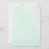 Oh Baby Lucky Clover Baby Dusche Einladung (Rückseite)